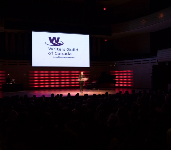 WGC awards stage
