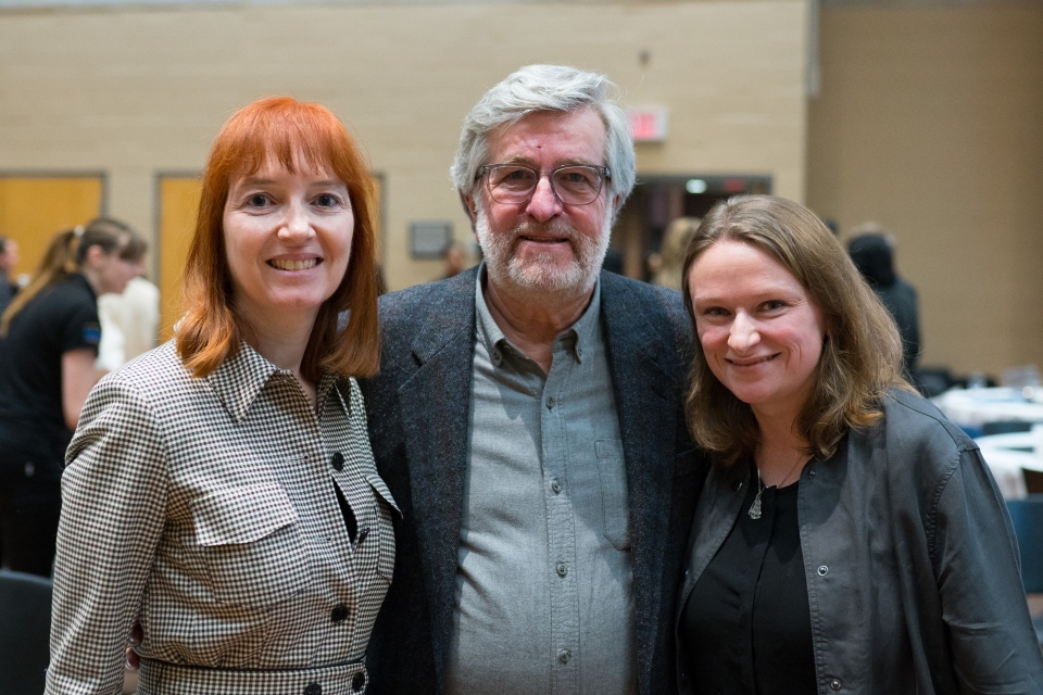 WGC Director of Industrial Relations Laurie Channer, and Ryerson Focus on Features researchers James Warrack and Jessica Thom